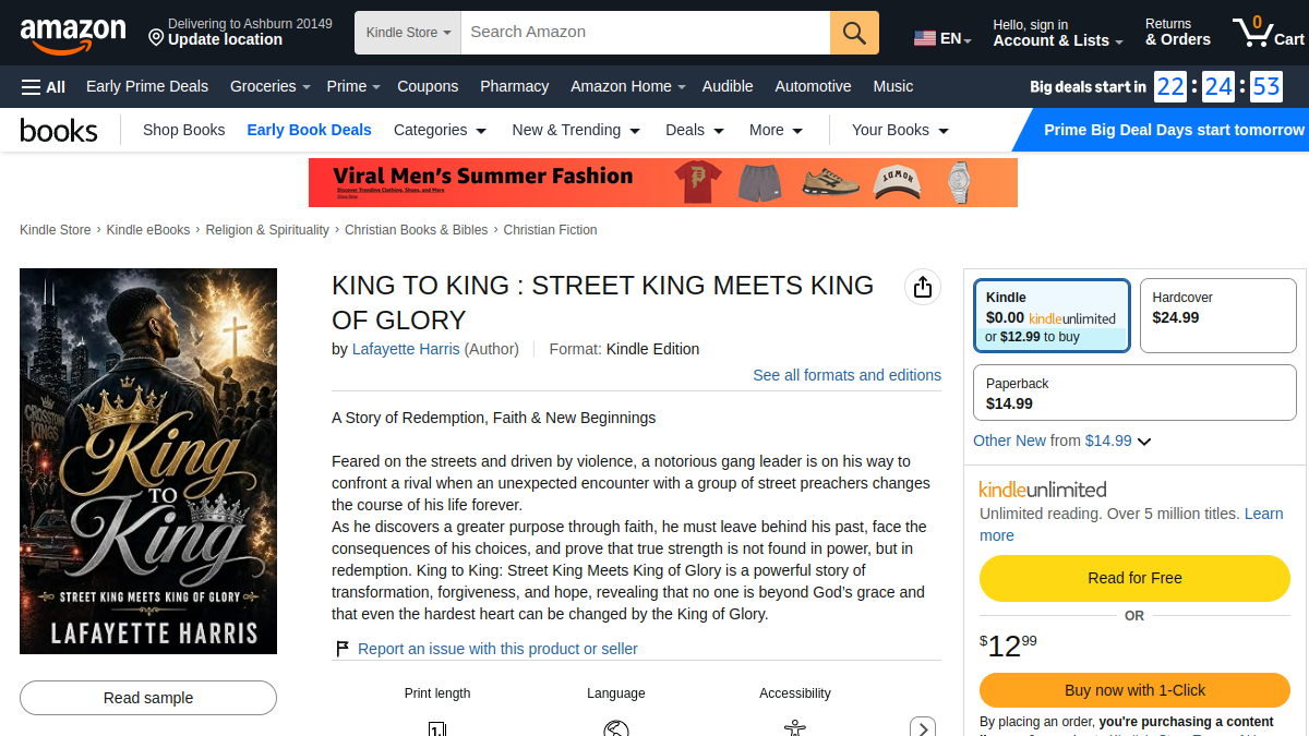 King to King: Street King Meets King of Glory