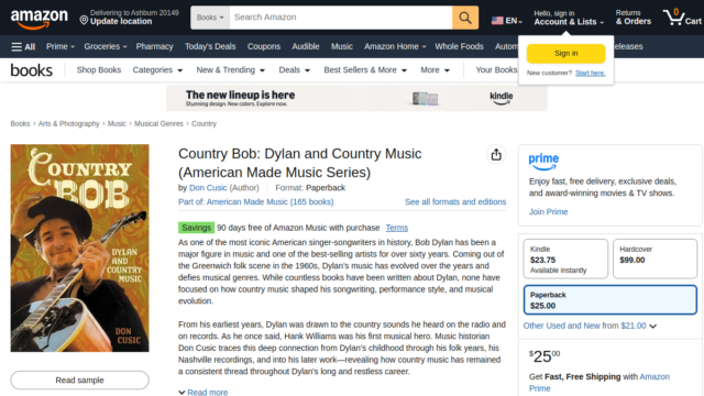 Country Bob: Dylan and Country Music