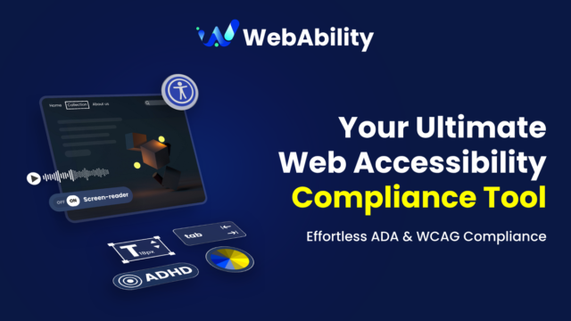 WebAbility.io accessibility widget hero image