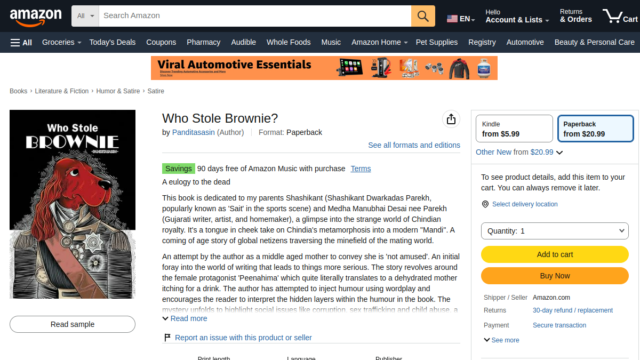 Who Stole Brownie?