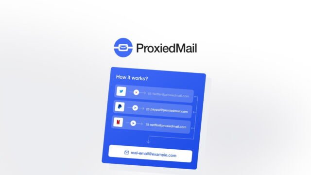 ProxiedMail proxy email management interface