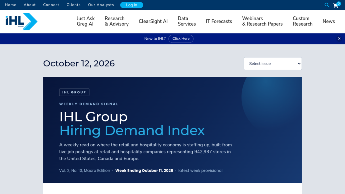 IHL Hiring Demand Index