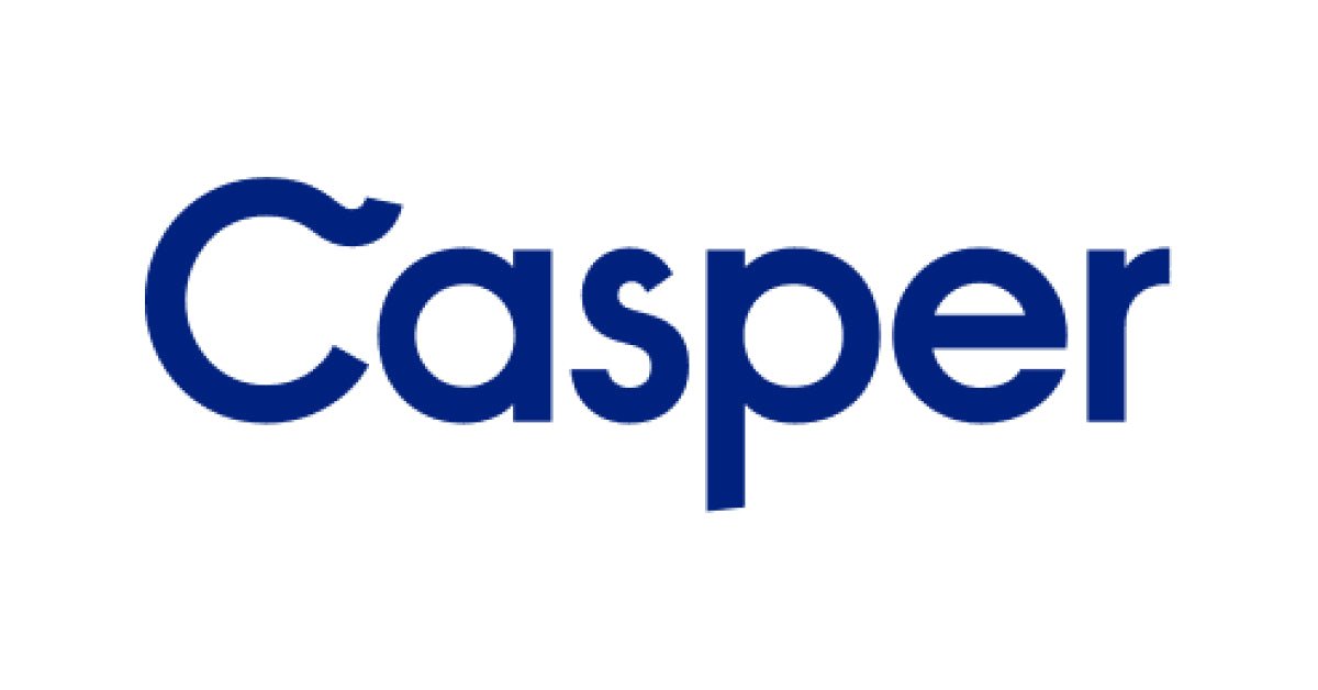 Casper website homepage