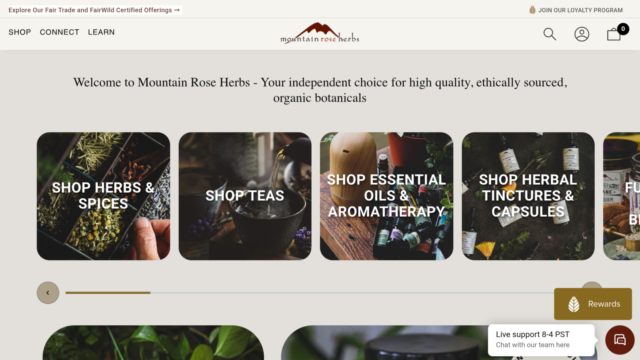 Mountain Rose Herbs Mercantile Tote Bag