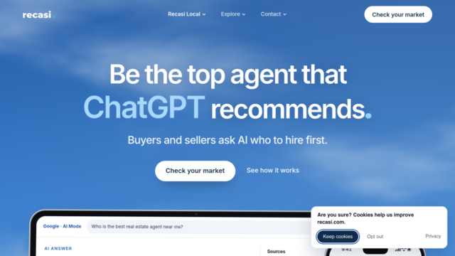 Recasi Local Review: AI Search Marketing for Real Estate Agents