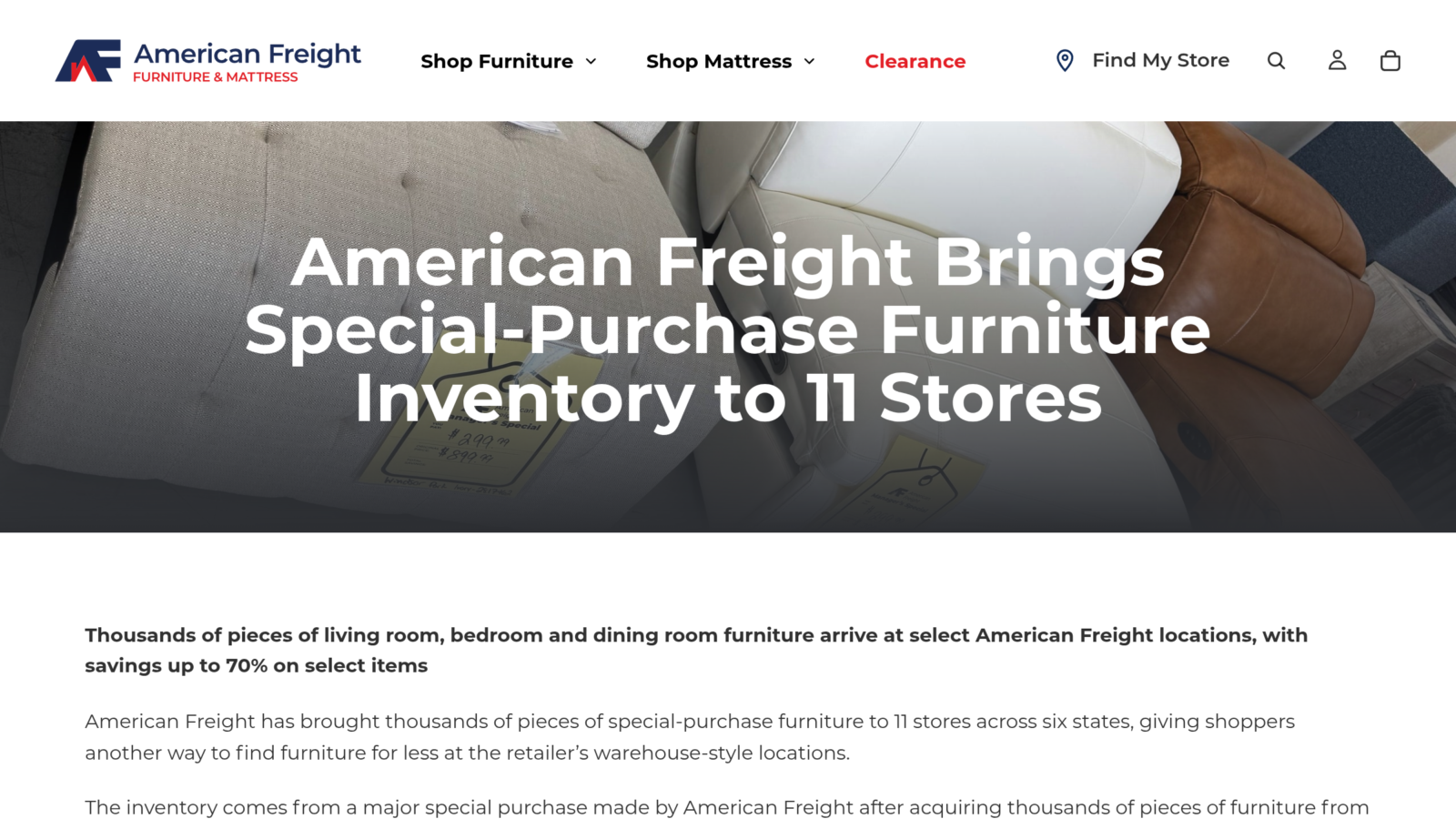 American Freight Special Purchase Review: Deal Hunting Made Fun