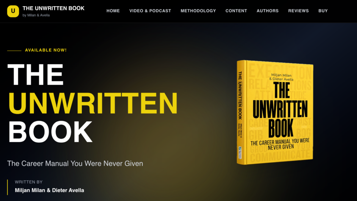 The Unwritten Book: The Career Manual You Were Never Given
