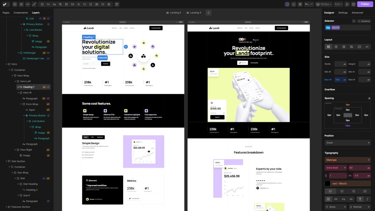 Divhunt freeform visual canvas editor screenshot