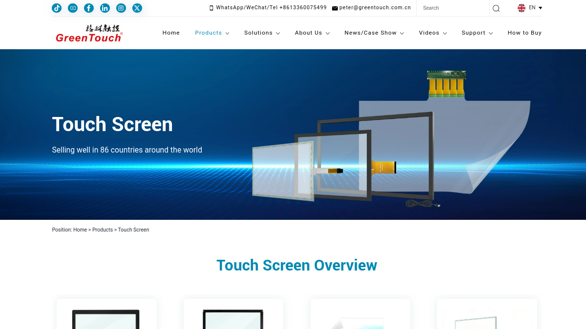 Touch Screen Panels and OEM Solutions