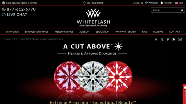 Whiteflash Ideal Diamonds and Fine Jewelry