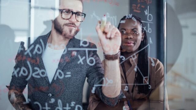 Executive reviewing an AI strategy roadmap
