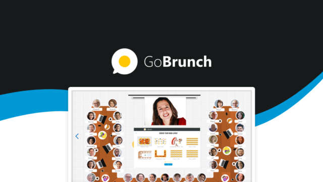 GoBrunch virtual event room interface
