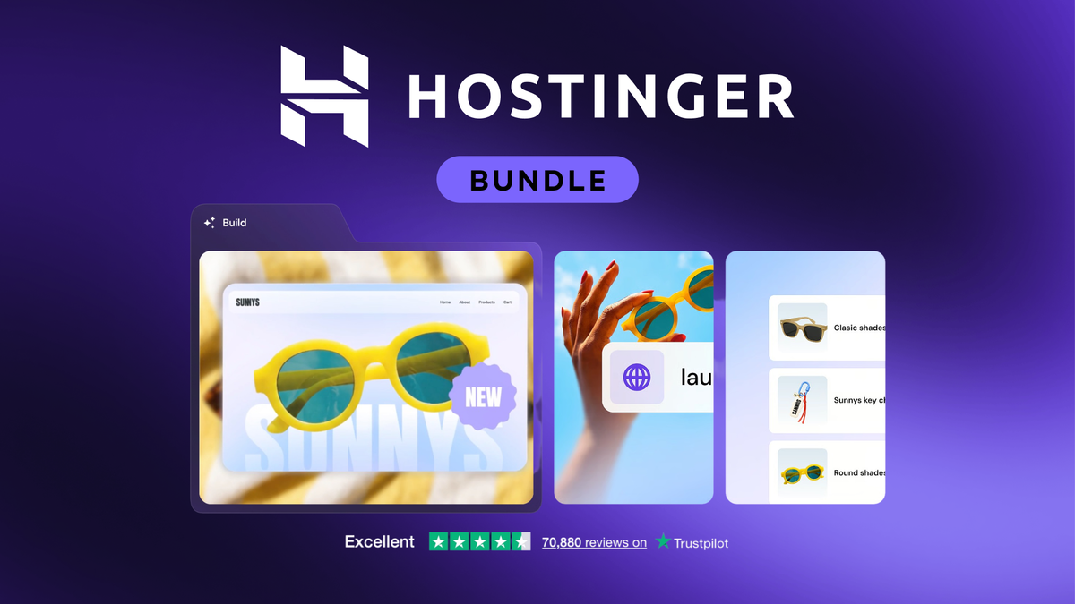 The Hostinger Bundle deal overview covering hosting, AI automation, and email marketing