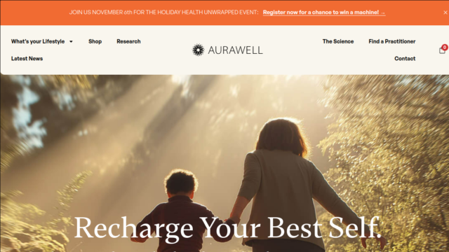 AuraWave Frequency Therapy Device
