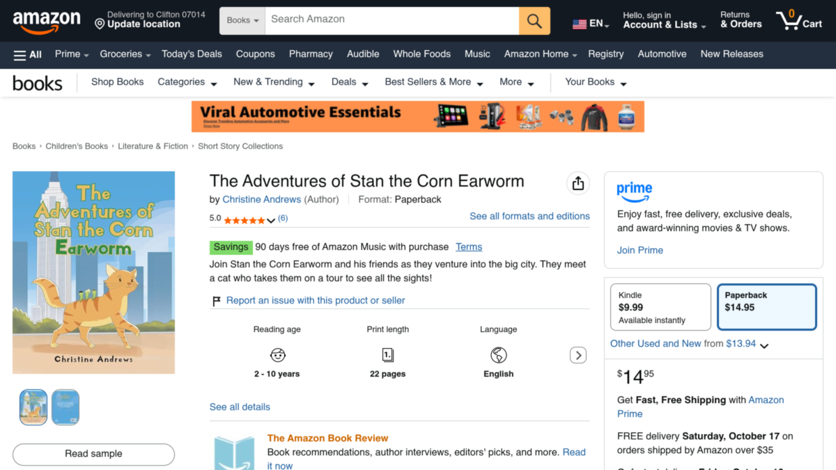 The Adventures of Stan the Corn Earworm