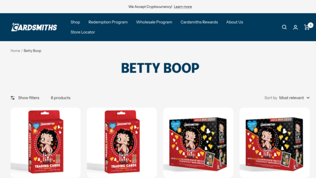 Betty Boop Then & Now Series 1 Trading Cards