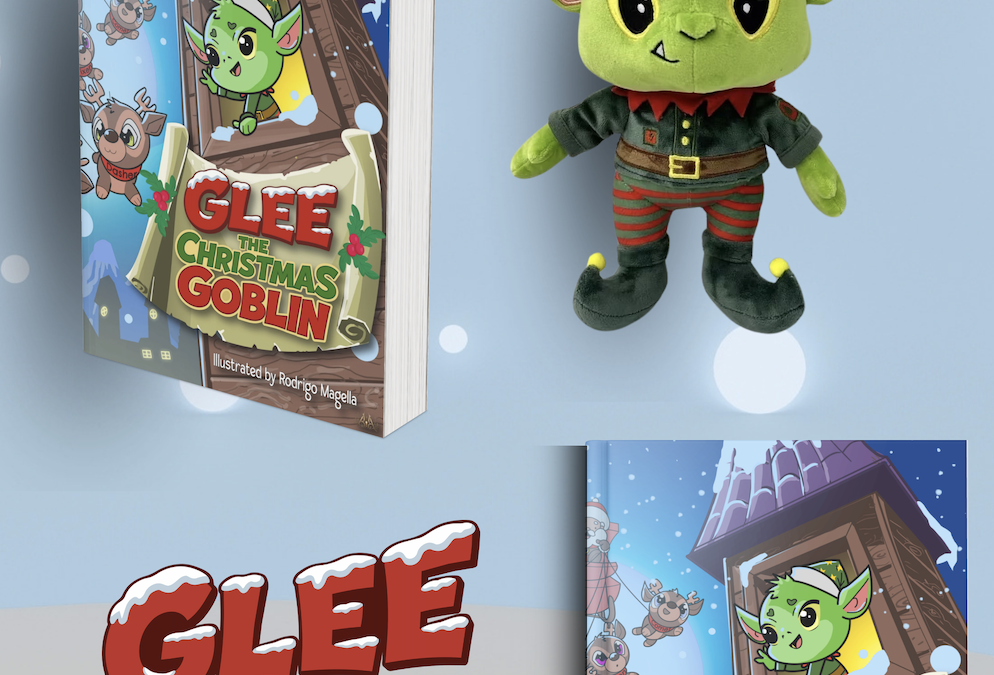 Glee the Christmas Goblin storybook and plush set