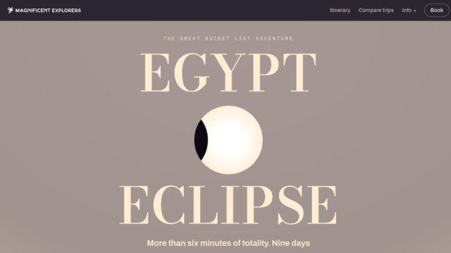 Egypt Solar Eclipse Tour 2027