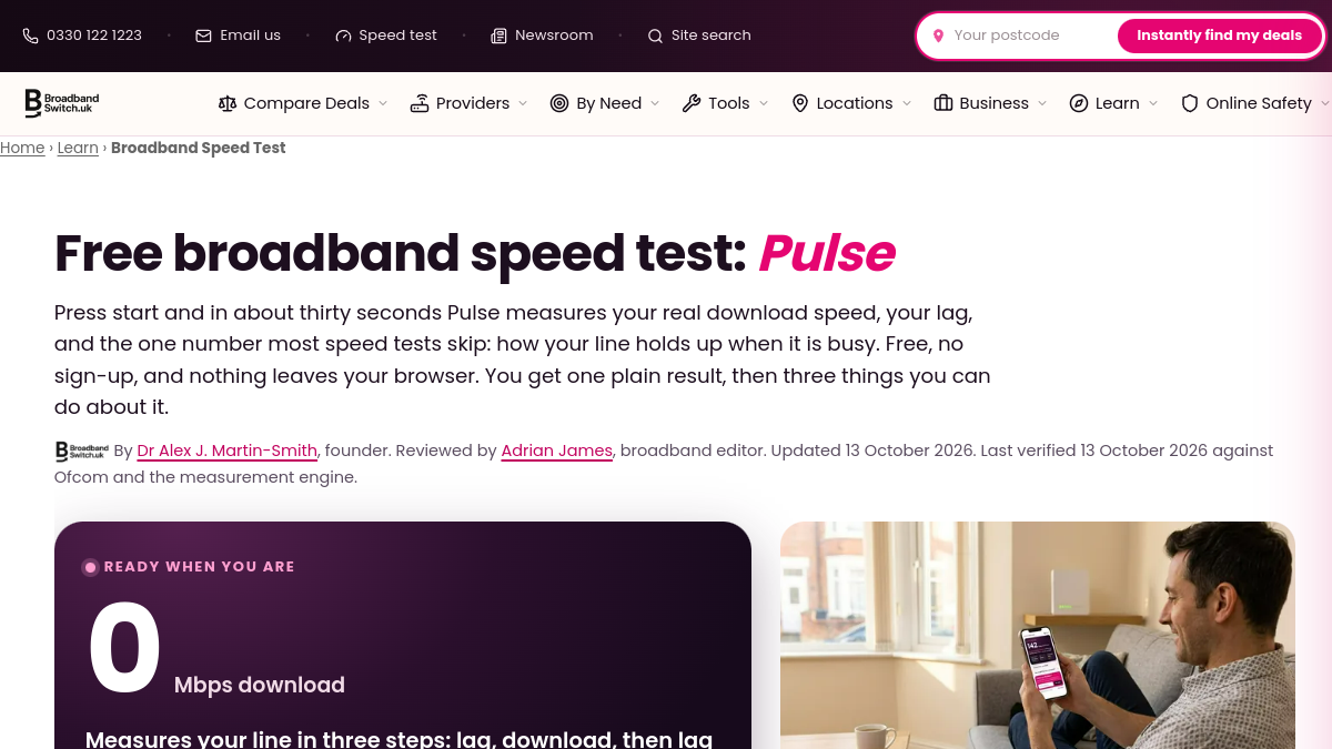 Pulse Speed Test