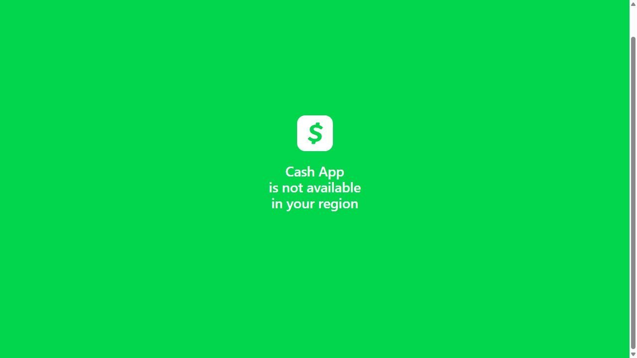 Cash App website