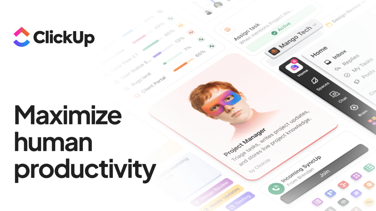 ClickUp website homepage