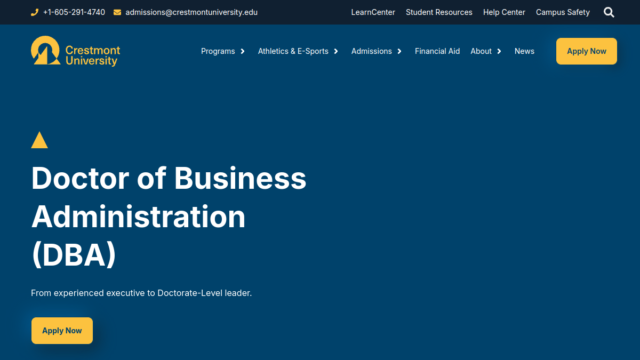 Doctor of Business Administration (DBA)