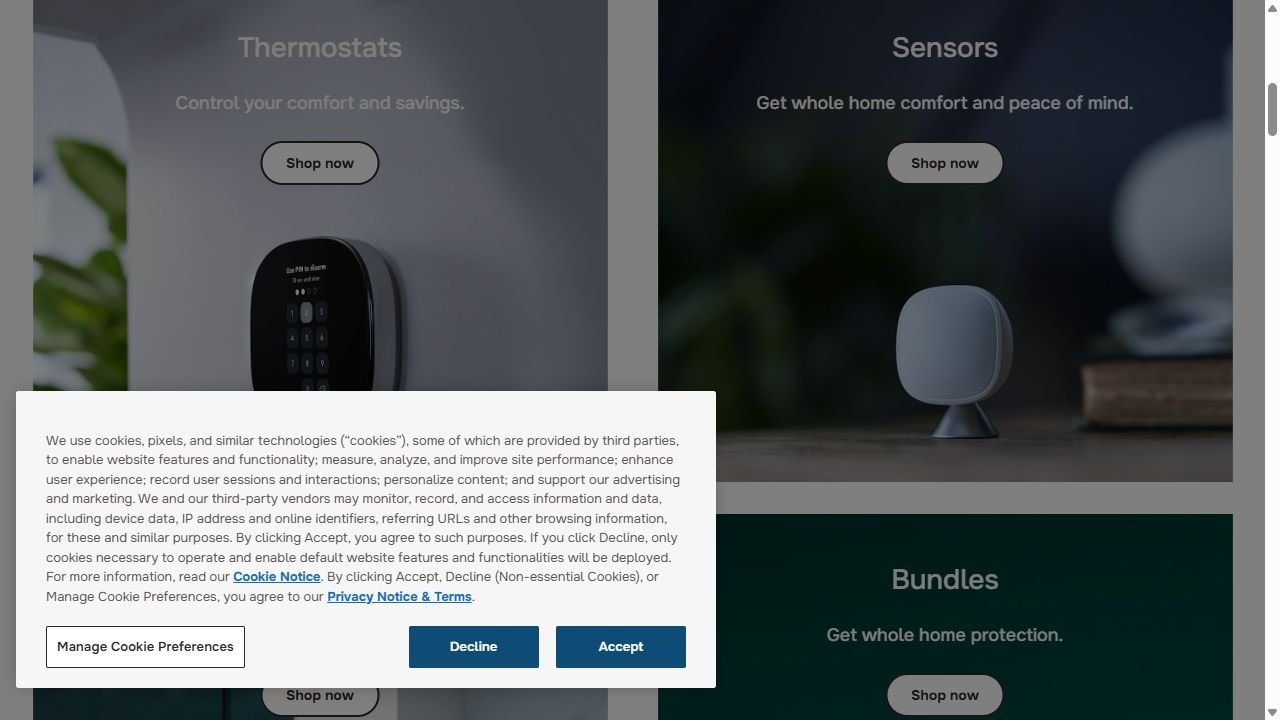 ecobee thermostat and sensor lineup