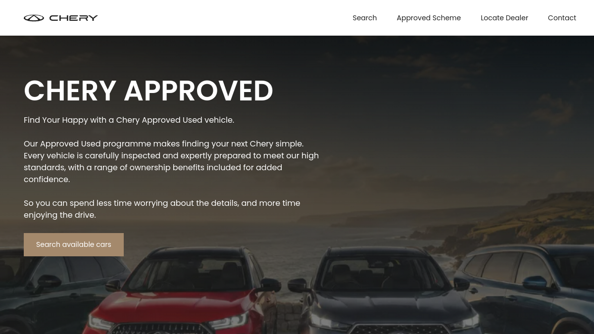 Chery Approved Used Programme
