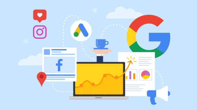 AdEspresso dashboard showing Facebook ad split testing