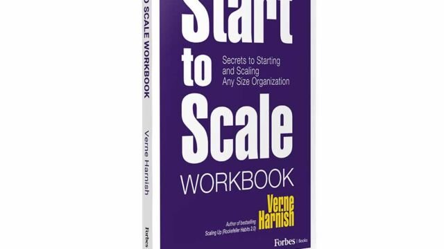 Start to Scale Workbook by Verne Harnish book cover