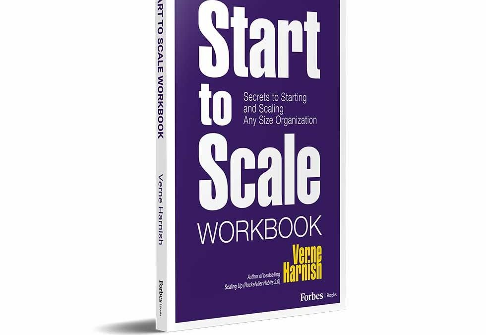 Start to Scale Workbook by Verne Harnish book cover