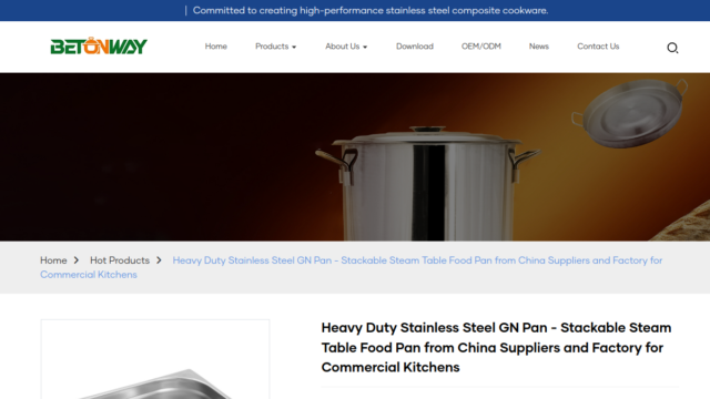 Heavy Duty Stainless Steel GN Pans