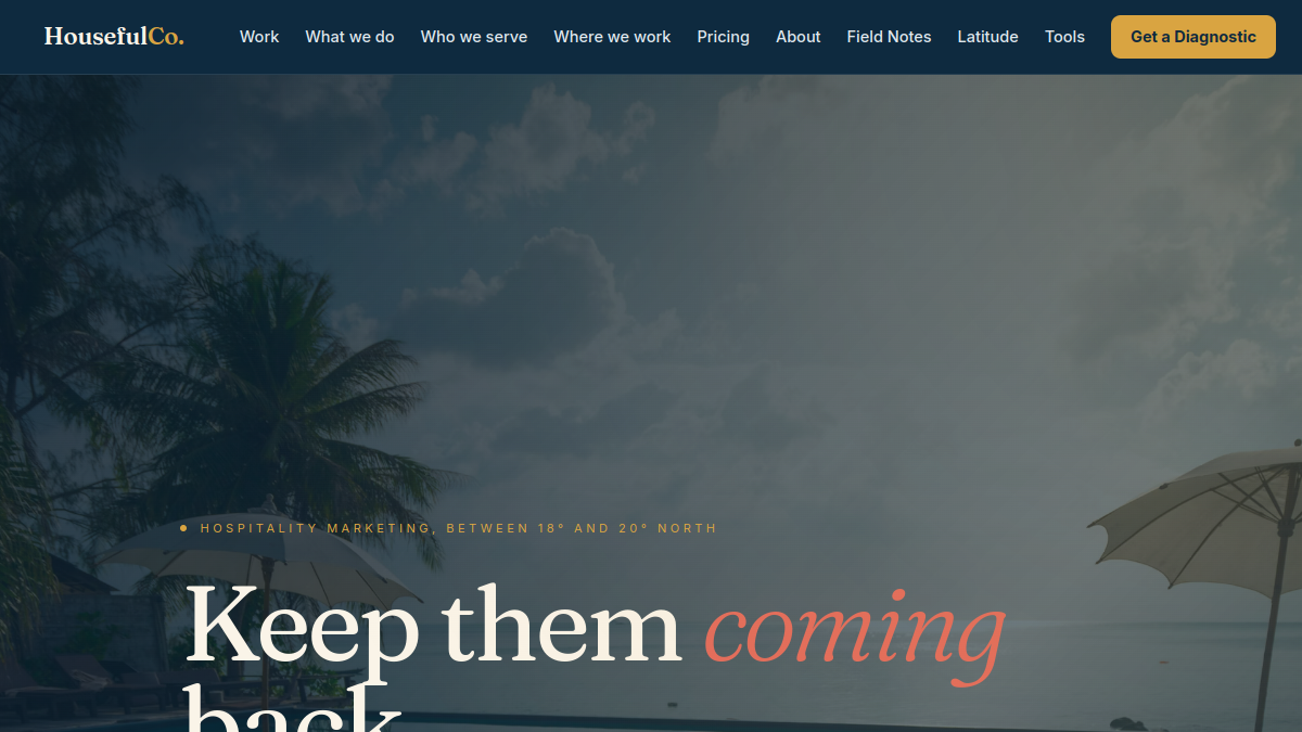 Houseful Co. Hospitality Marketing Services