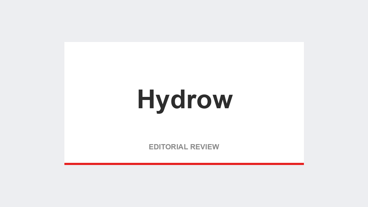 Hydrow Review: The Rowing Machine That Feels Like Being on the Water