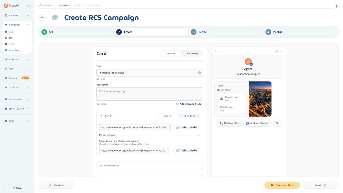 inTouch cross-channel automation journey builder
