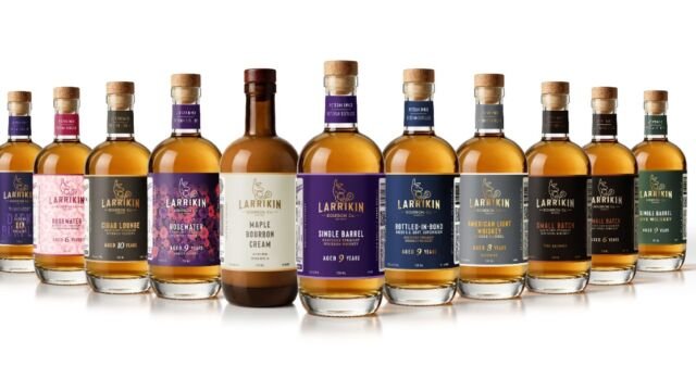 Larrikin Bourbon Company bottle lineup