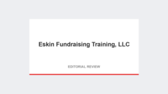 Eskin Fundraising Training Review: Unlocking Major Gift Potential