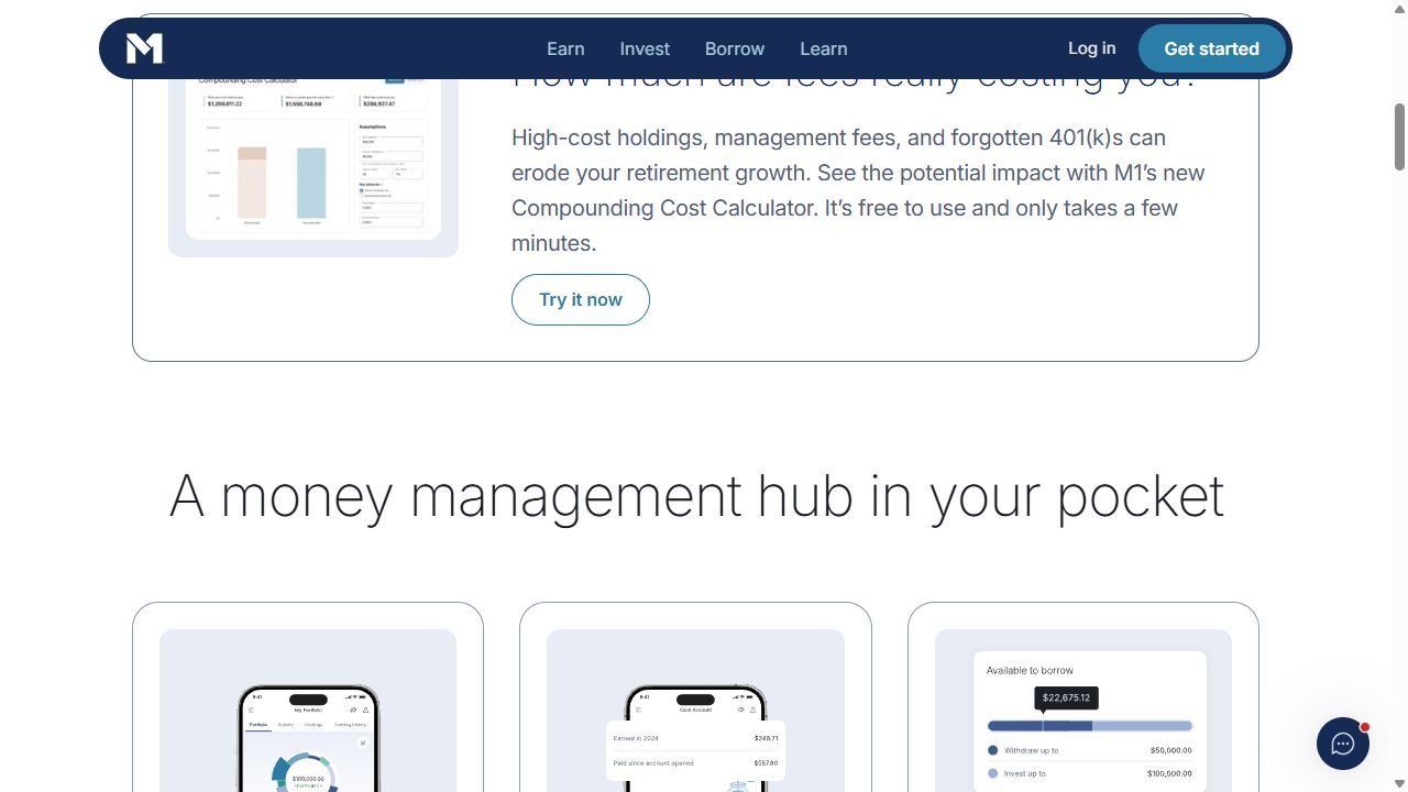 M1 Finance Pie portfolios and account options