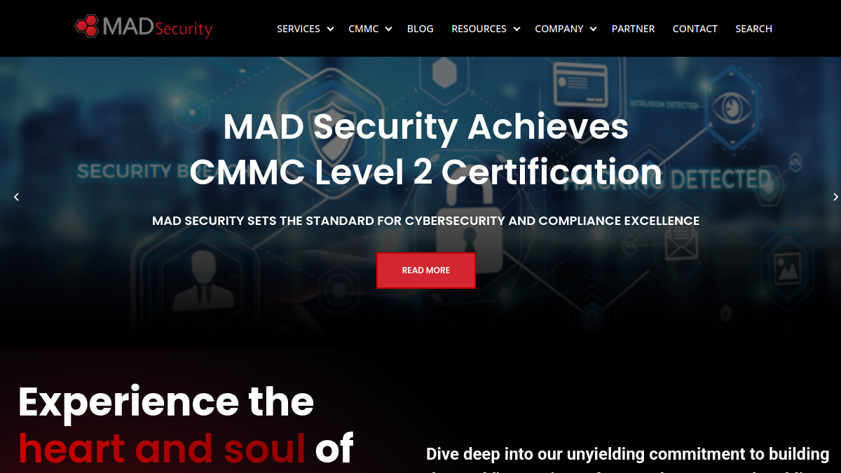 MAD Security Managed Security Services