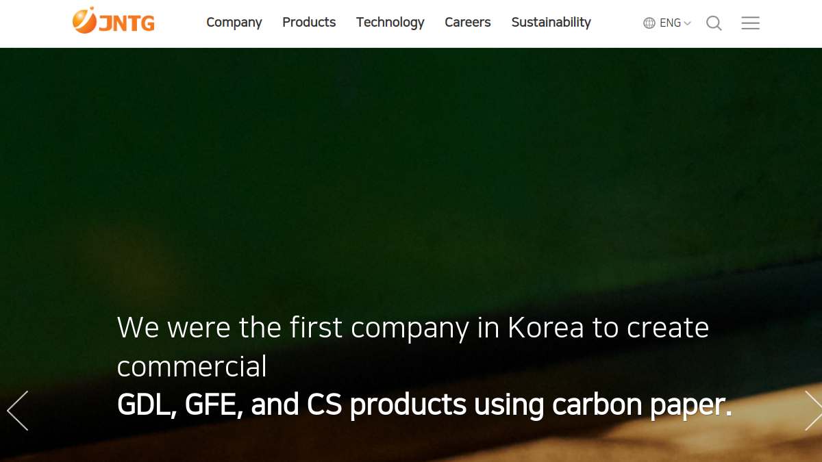 JNTG Carbon Materials Portfolio