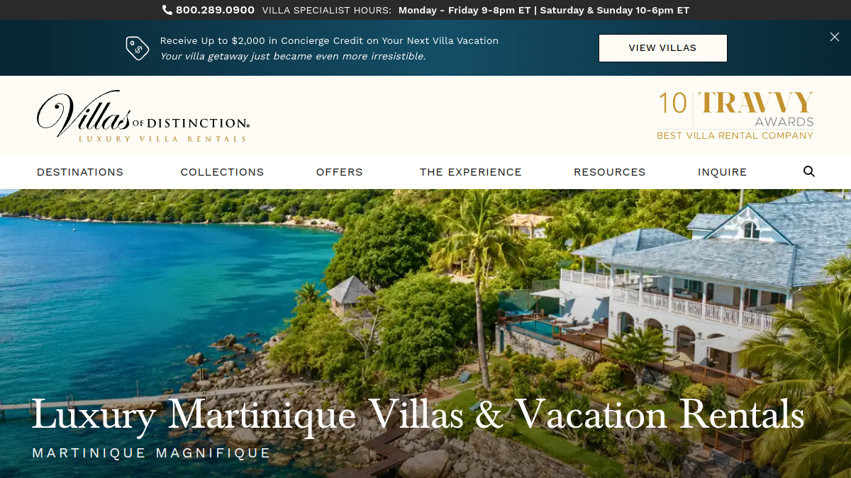 Villas of Distinction Martinique