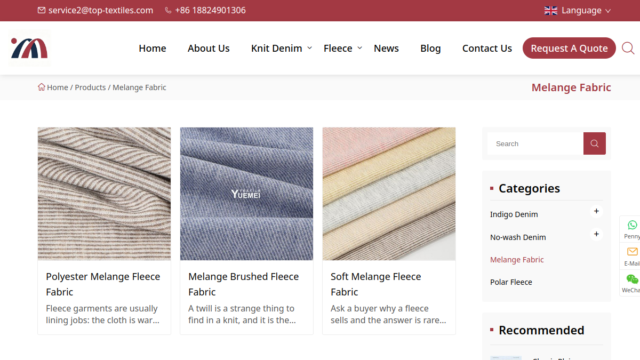 Yuemei Textile Fabric Portfolio