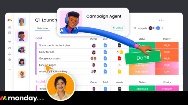 monday.com website homepage