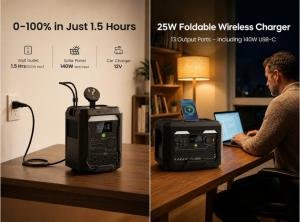 GEYOTO N300 and N1000 portable power stations