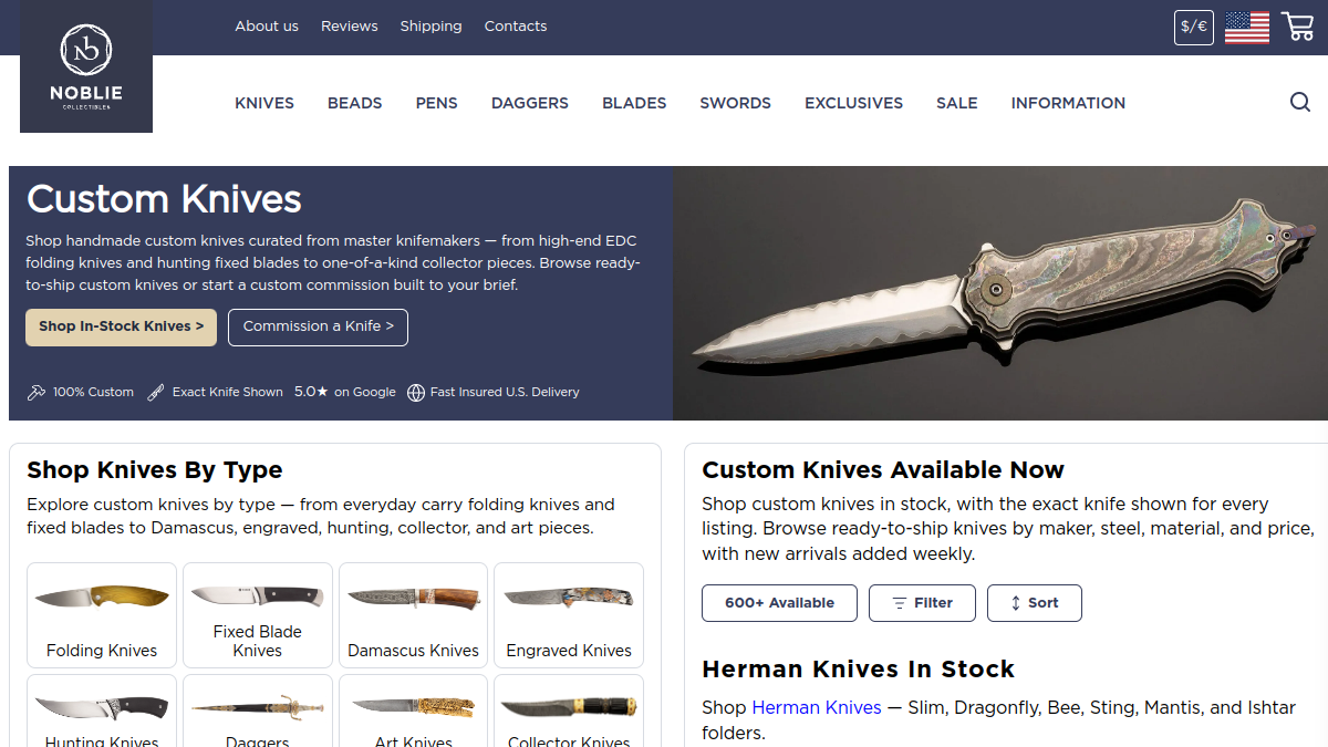 Noblie Custom Knives Review: Handmade Hunting Knives Built to Last