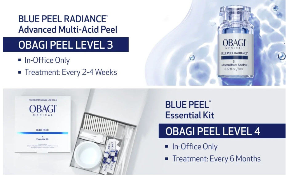 Obagi Blue Peel treatment at Herman Aesthetiques