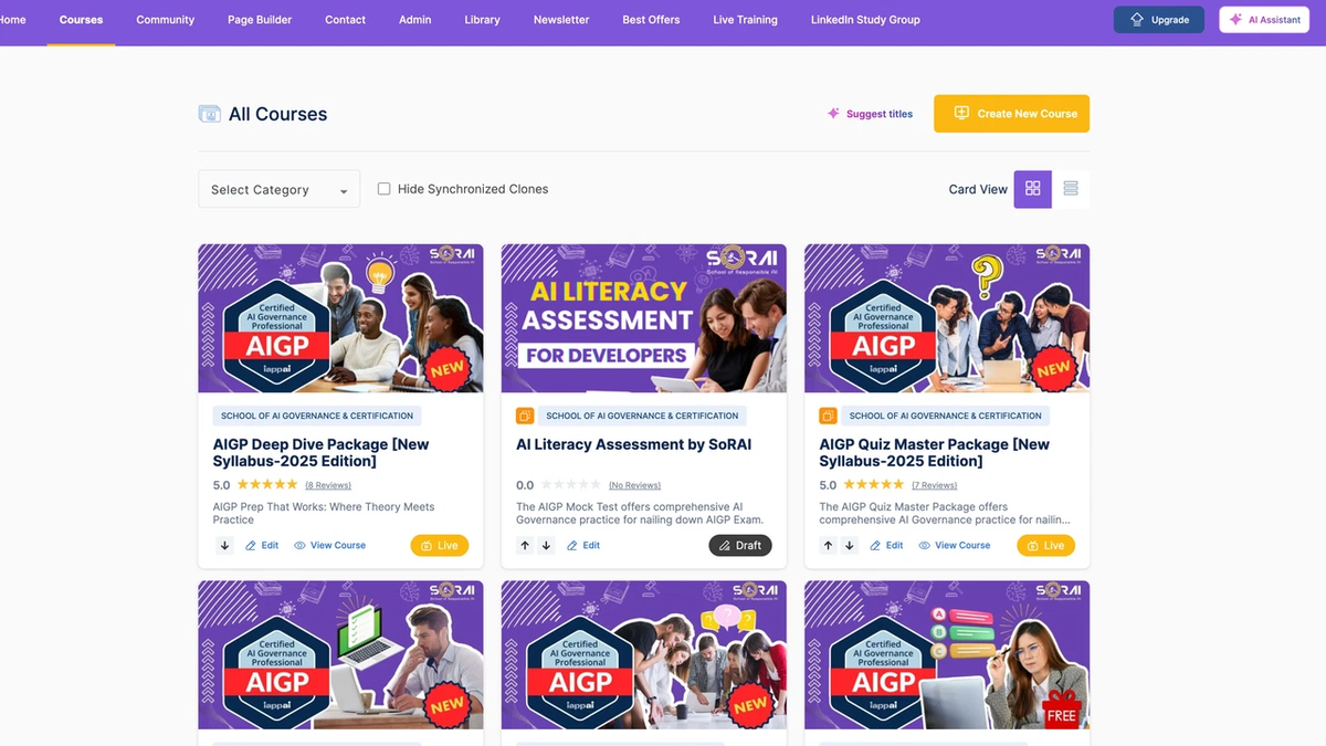 OnlineCourseHost.com community discussion rooms