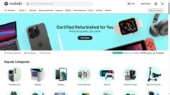 Reebelo website homepage