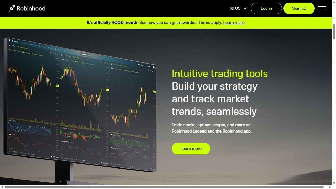 Robinhood trading tools and account options
