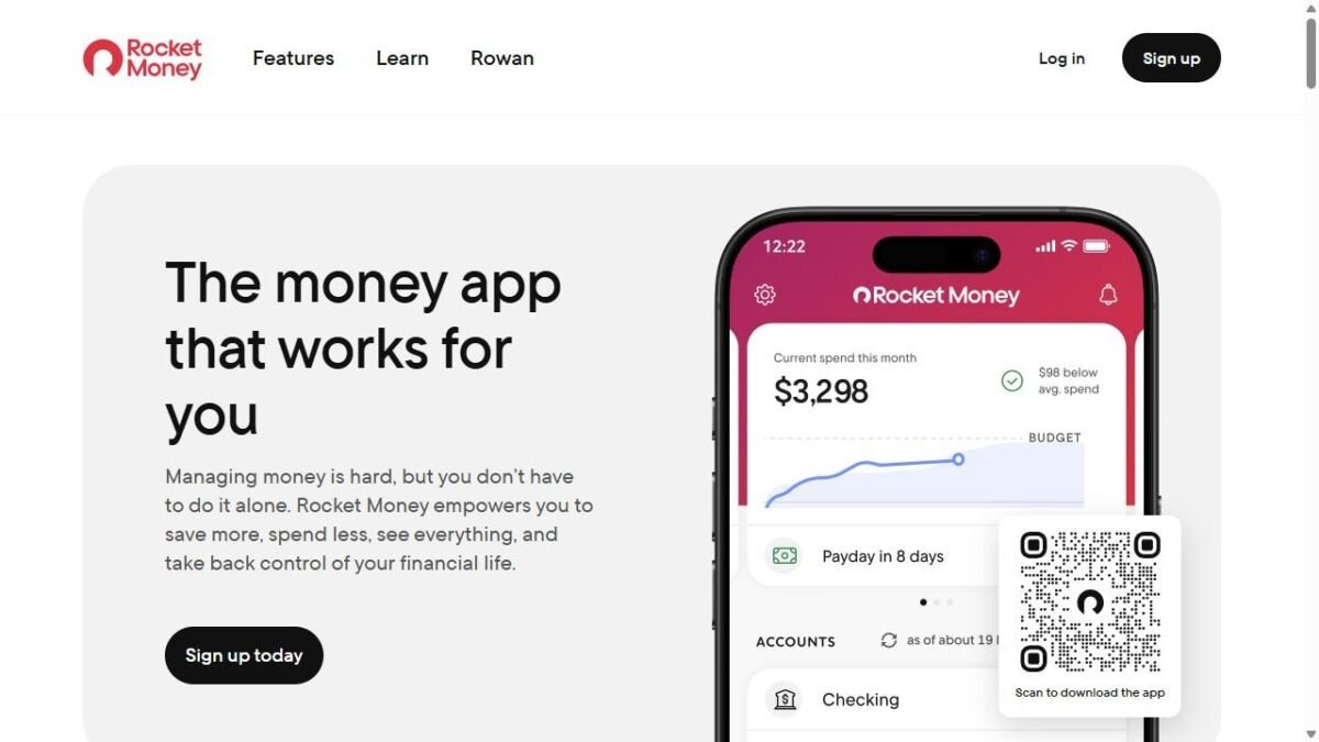 Rocket Money website homepage